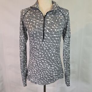 Under Armour Black and White Long Sleeve Top